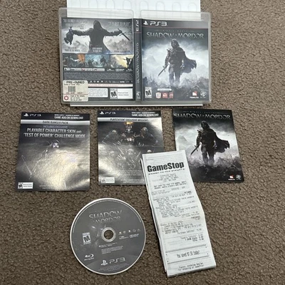 Middle-Earth: Shadow of Mordor Sony PlayStation 3 PS3 Cib Tested with Receipt - Image 1 of 4