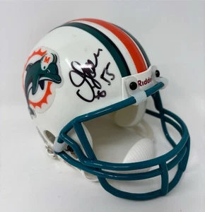Minicasco firmado por Junior Seau Miami Dolphins NFL HOF autógrafo BAS Beckett - Imagen 1 de 5