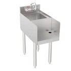 Krowne 18-12BD Standard 1800 Series 12"W Underbar Blender/Dump Sink Station