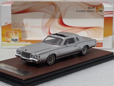 Chrysler Cordoba 1975 Silver Cloud Met 1:43 GLM 130401 SUPER RARE!! N. 38/75 PCS - Image 1 of 4