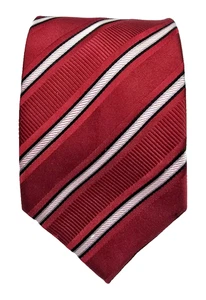 DONALD TRUMP President Signature Collection Silk Necktie STRIPED Red/Gold/Black - Picture 1 of 5