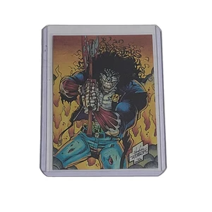 1994 Chaos Comics EVIL ERNIE Krome Chromium Promo Karte #1 - Bild 1 von 2
