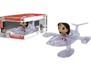 Funko Pop! Rides: DC Universe Wonder Woman (W/ Invisible Jet) #16 Vaulted - Picture 1 of 7