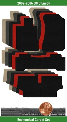 Набор ковриков Lloyd Custom Velourtex для 2002-2006 GMC Envoy (4 шт.) #NUL - Изображение 1 из 4