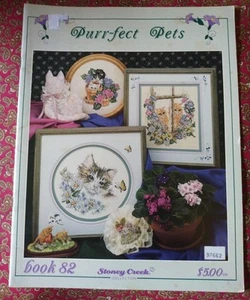Libro de punto de cruz Purr-Fect Pets #82 Stoney Creek - Imagen 1 de 3
