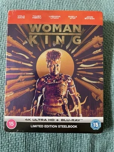 The Woman King 4K UHD Blu-ray Limited Edition Steelbook Sealed - Picture 1 of 3