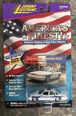Johnny Lightning America's Finest New Orleans Police Ford Crown Victoria 1:64 - Image 1 of 2
