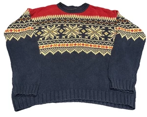Vintage Abercrombie & Fitch Mens Chunky Knit Sweater Size S Thick K6 - Picture 1 of 6