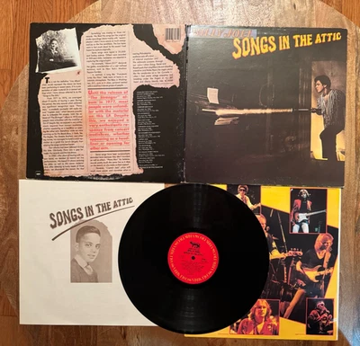 Billy Joel - Songs In The Attic, 1981 Vinyl LP Columbia Recs PC 37461 Insert VG+ - Imagem 1 de 2