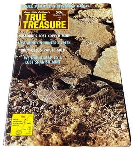 Long John Latham's True Treasure Magazine October 1971 Missouri’s Lost Copper - Picture 1 of 5