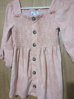 🍑Speechless девочек XL крестьянский стиль Flowy верхний масло мягкий кнопки персиковый цвет🍑 - Изображение 1 из 4