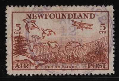 C13 Air Mail Newfoundland Canada used - Image 1 of 2