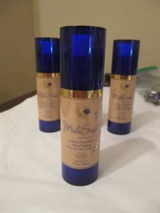 SeneGence MakeSense FOUNDATION Full Size 1 Fl Oz Made in USA TAN w/Blend SPONGE - Picture 1 of 6