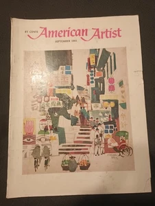 AMERICAN ARTIST September 1961 - Picture 1 of 9