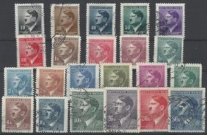 Dt. Bes.-Ausg. Böhmen Mähren 1942 MiNr. 89-110 22 Werte gestempelt - Bild 1 von 1