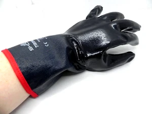 1 oder 12 Paar! SHOWA BESTE HANDSCHUHE # 7199NC-10 NITRI-PRO BESCHICHTUNGSHANDSCHUHE (HR) - Bild 1 von 16