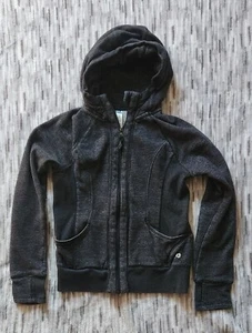 Girls 90 Degree By Reflex Dark Gray Zip Up Hoodie Size Large 12 - Picture 1 of 6