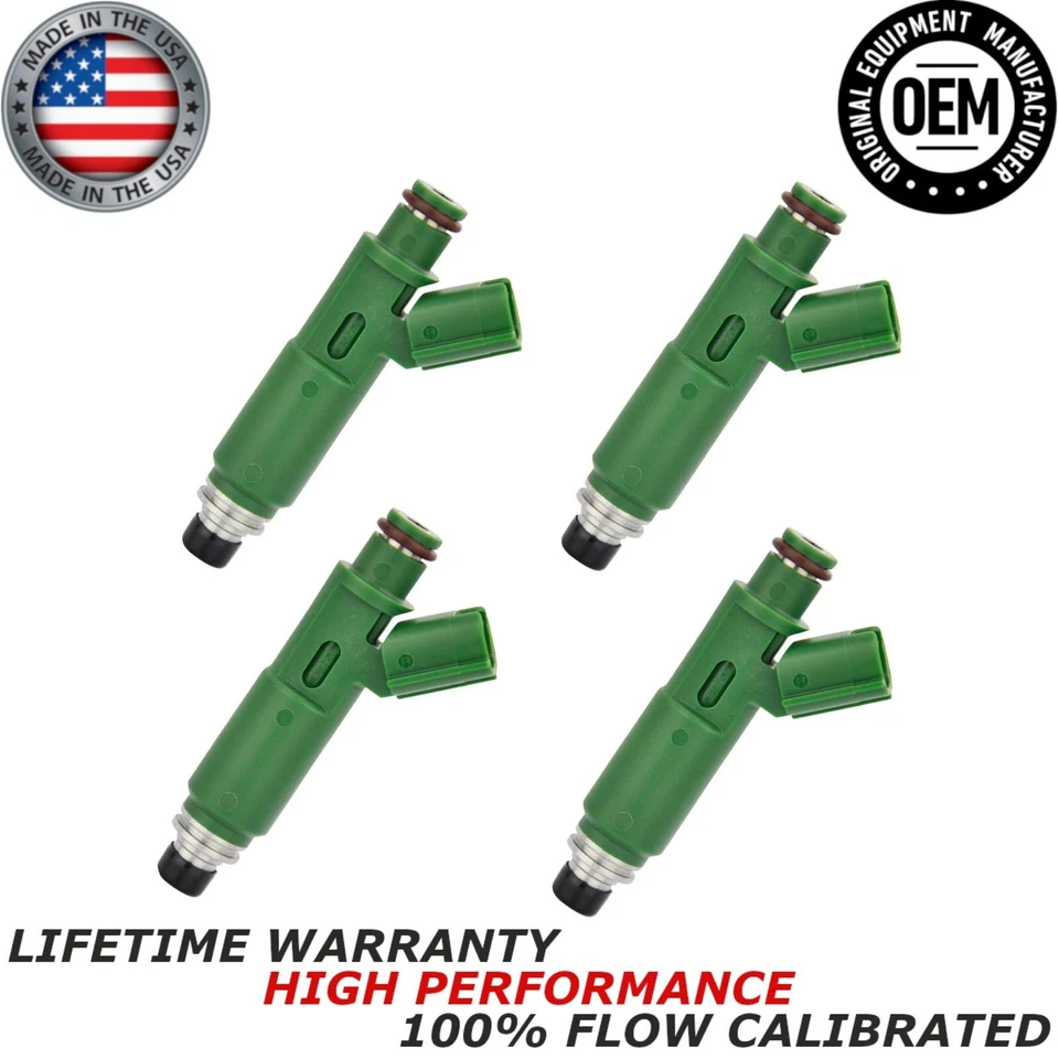 x4 NUEVOS OEM DENSO inyectores de combustible para Toyota MR2 Spyder 2000-2005 1,8 L I4 Foto 1 de 4