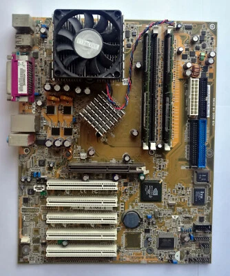 Asus A7N8X-X Motherboard with AMD Athlon XP 2400+ CPU and 2GB RAM - Test OK! 722 - Image 1 of 4