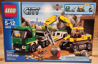LEGO 4203 - CITY: Excavator Transport Factory Sealed - Image 1 of 4