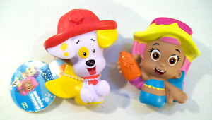 Bubble Guppies Vinyl Figure Lot, Molly, Bubble Puppy Fire Dog