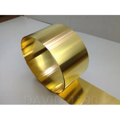 1pcs CuZn40 C28000 Brass Metal Sheet Foil Plate Strip Thickness 0.01mm-1mm