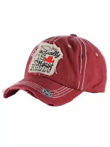 Ceci® Damen Baseball Cap 'Rodeo' Distressed Vintage bestickt Papa Mütze - Bild 1 von 20