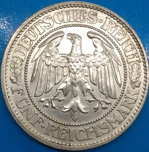 5 mark 1931 Germany Weimar Oak Tree 25g silver - Picture 1 of 12