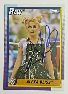 Tarjeta autografiada firmada por Alexa Bliss Topps Heritage #3 2021 - Imagen 1 de 8