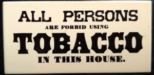 Allen Personen ist der Tabakkonsum verboten....emaillierter Kühlschrankmagnet von Ande Rooney - Bild 1 von 1