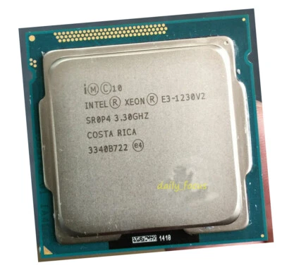 Intel Xeon E3-1230 V2 3.3 GHz LGA1155 4 cores 8 threads SR0P4 CPU Processor 8 MB - Image 1 of 4
