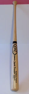 OZZIE ALBIES FIRMADO A MANO AUTOGRAFIADO NOMBRE COMPLETO ATLANTA BRAVES BAT BECKETT CERTIFICADO DE AUTENTICIDAD - Imagen 1 de 5