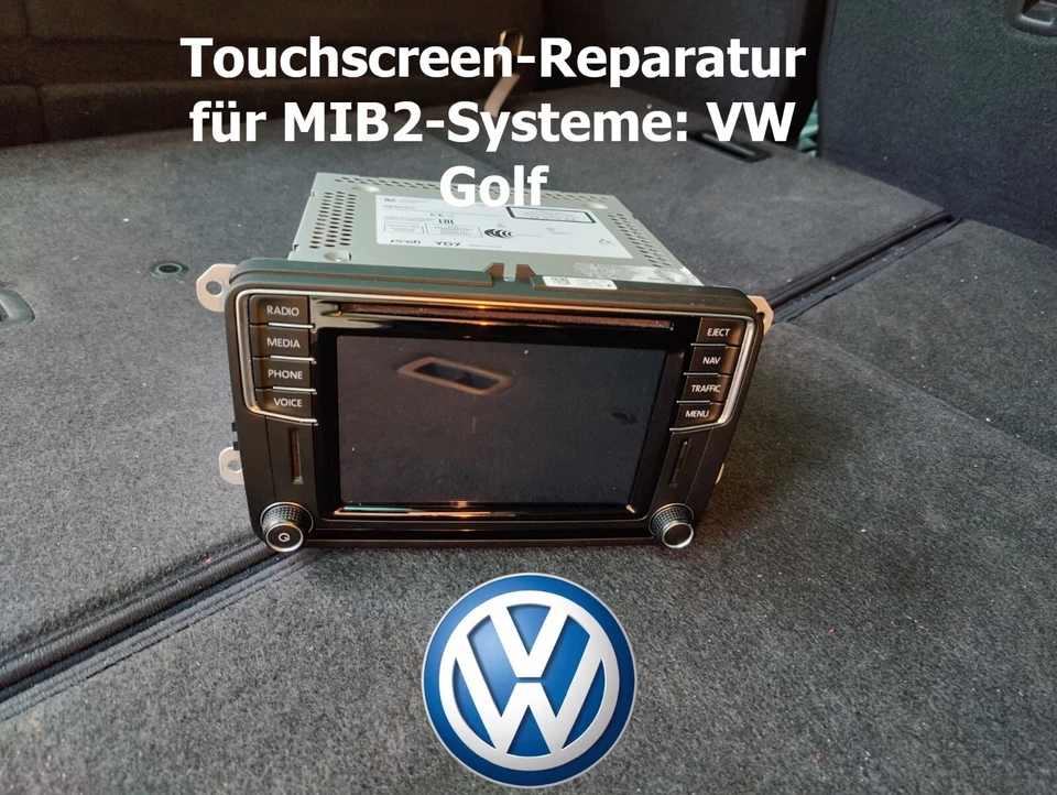 Professionelle Touchscreen-Reparatur für MIB2-Systeme: Volkswagen, VW Display - Bild 1 von 2