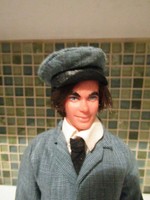 Vtg Mod Hair Ken Doll wearing Best Buy GUAG GET UP N GO United 1973 7707