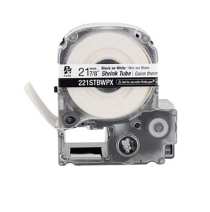 Epson 221STBWPX Black on White Shrink Tube 7/8" K-Sun - Picture 1 of 2