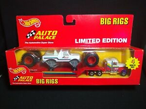 Hot Wheels Big Rigs Auto Palace BW The Toy Club 1992 Monster Truck Steering Rig