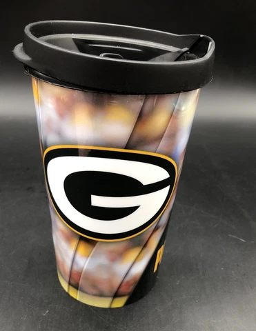 NFL Green Bay Packers Multicolored BPA Free Tumbler with Lid Cover