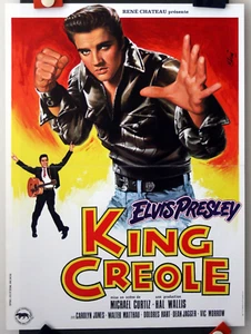 ELVIS, KING CREOLE, René Chateau , poster - Photo 1/1