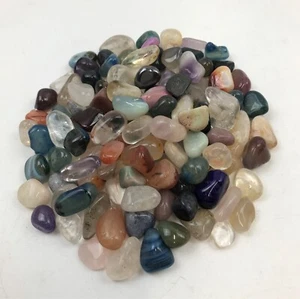 GEMISCHTE TUMBLESTONE-CHIPS (10-15 MM) ~ 500 GRAMM ODER 1 KG ~ GROSSHANDELSANGEBOT - Bild 1 von 8