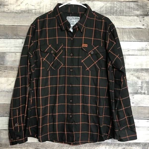 DIXXON Flanellhemd "THE HALLOW" Button Down schwarz orange Damen Gr. XL - Bild 1 von 10
