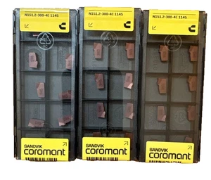 30ps of Sandvik carbide Inserts: N151.2-300-4E 1145 - Picture 1 of 2