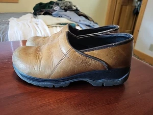 Dansko Professional @work Work Clogs Shoes - Honey Distressed, EU 41 Leather Tan - Picture 1 of 6