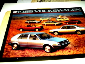 1985 Volkswagen Dealership Sales Brochure all models in color - Picture 1 of 6