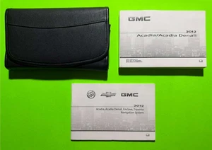 2012 GMC ACADIA / ACADIA DENALI Factory Owners Manual w/ NAV & Case *OEM* - Picture 1 of 7