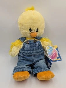 Build A Bear Sunny Chick Plüsch 14 Zoll Ostern Stofftier Huhn mit Overall Etikett - Bild 1 von 13