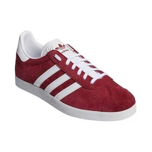 Zapatos Adidas Gazelle para hombre nuevos con etiquetas, borgoña/blanco/dorado metálico-talla 10,5 - Imagen 1 de 1