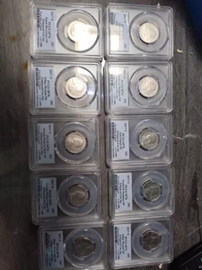 2017 S PCGS 70 first day of issue 10 Pc Enhanced Unc Set w/case 1 Of 1000 - Picture 1 of 4