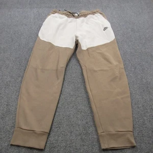 Pantalones Nike Para Hombre XL Blanco Tostado CU4495-208 Tech Polar Joggers Cordón Atlético - Imagen 1 de 18