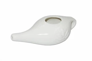 Neti Pot Nasenspülkännchen aus Keramik, 250 ml, Weiß - Bild 1 von 1
