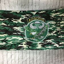 Large Camo Army "Airborne" Flag with Eagle Holding Sword